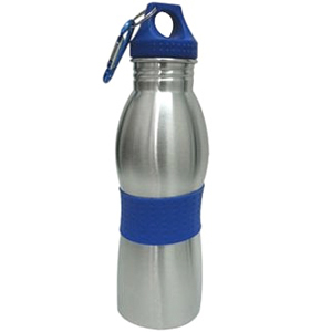 Garrafa de Aço Inox 750 ml mais Mosquetão